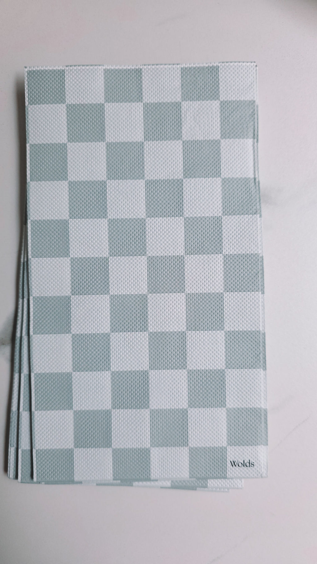 Olive Check Napkin