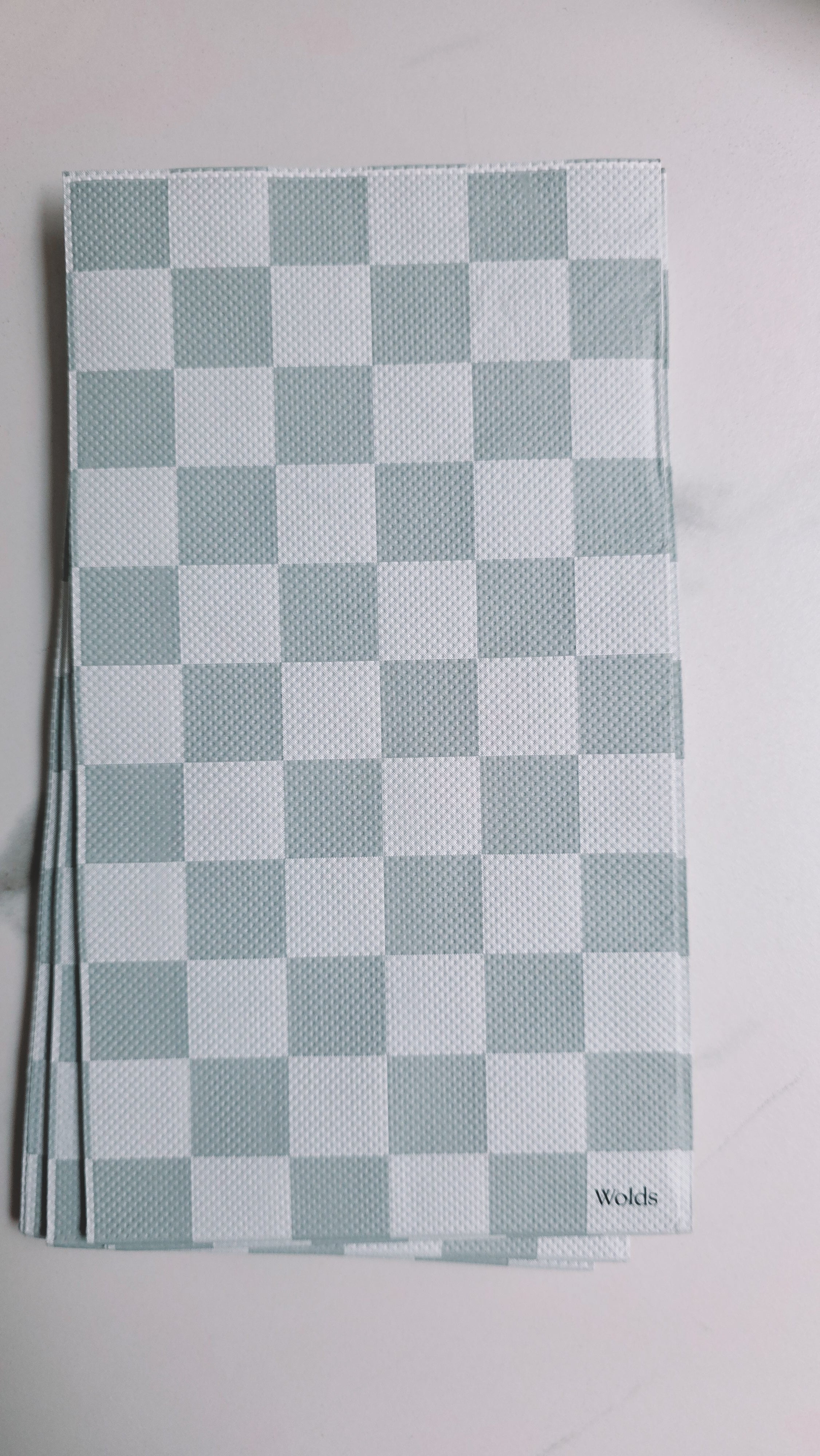 Olive Check Napkin