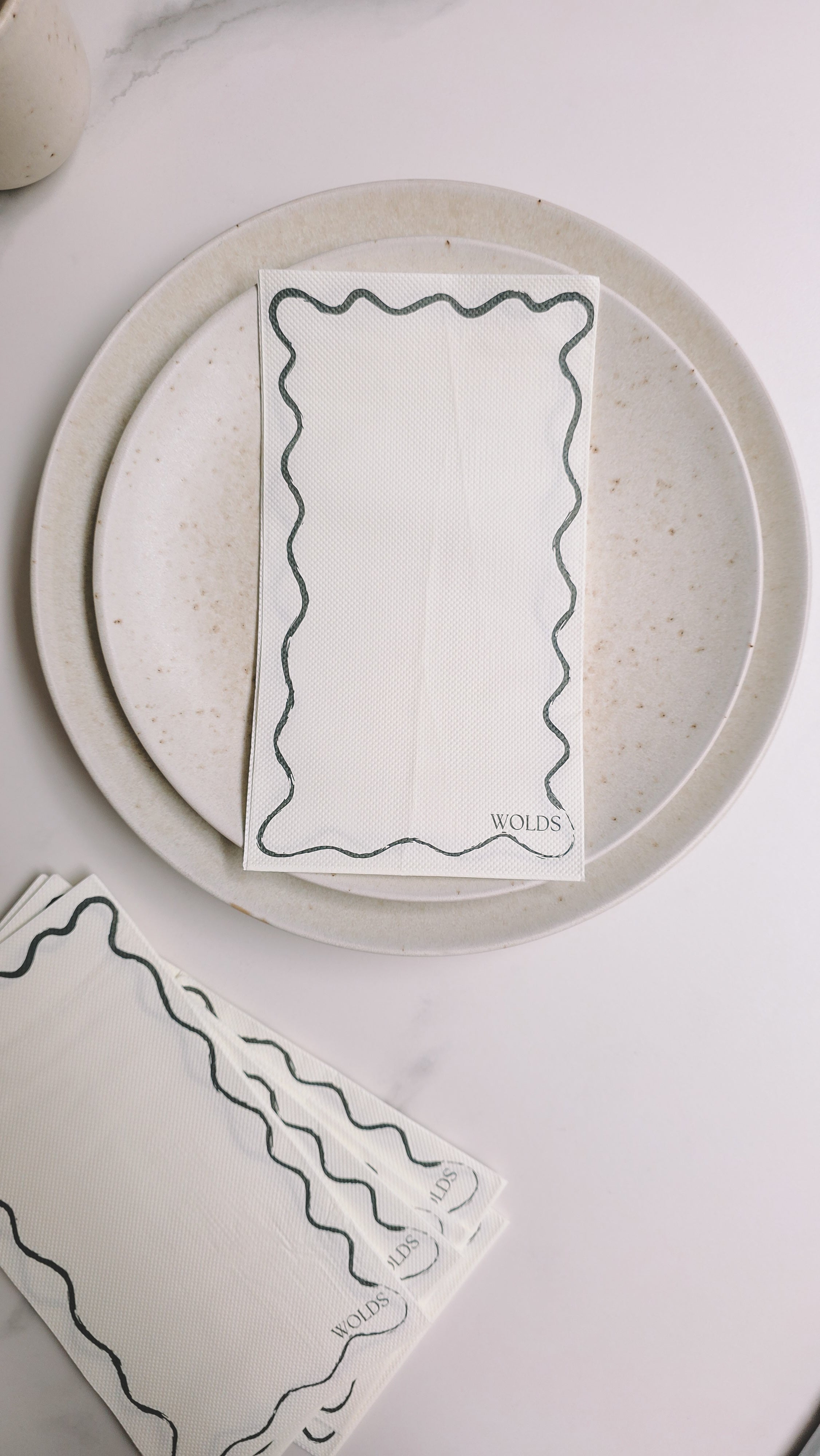 Olive Frame Napkin