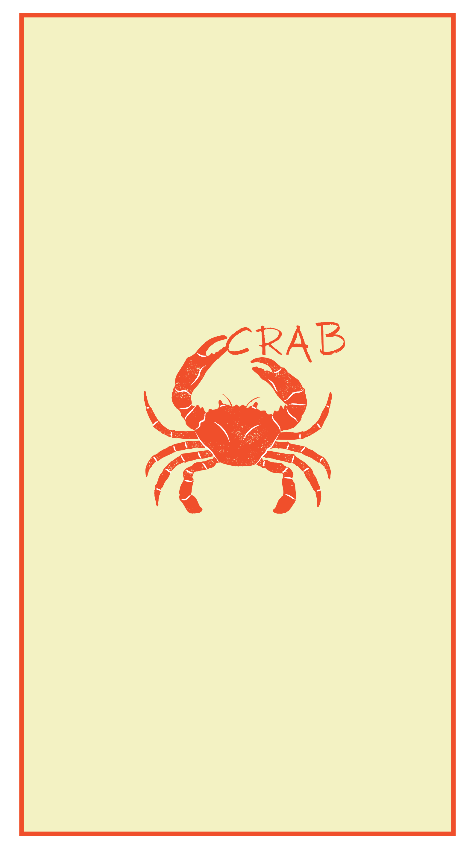 Crab Napkin